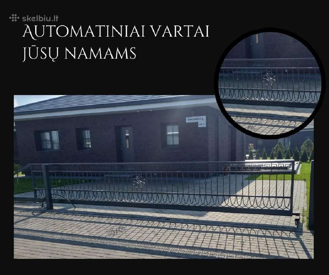 Vartai, varteliai, tvoros, automatika - nuotraukos Nr. 23