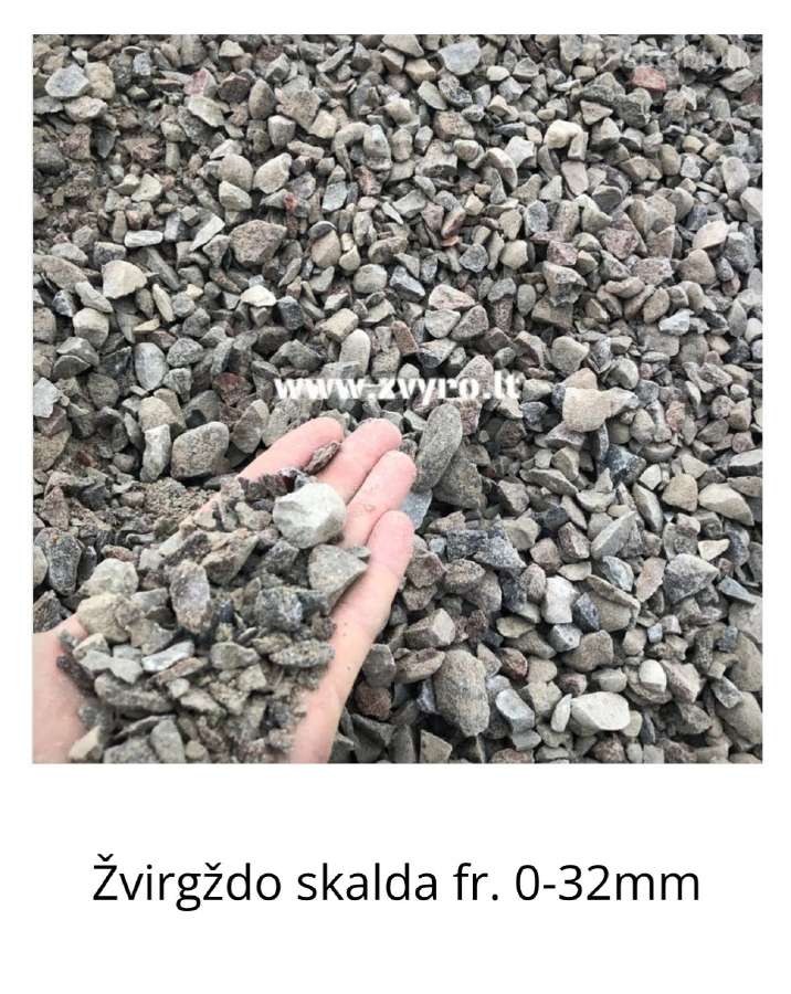 Žvyro ir kitų medžiagų pristatymas Klaipėdos raj. - nuotraukos Nr. 3