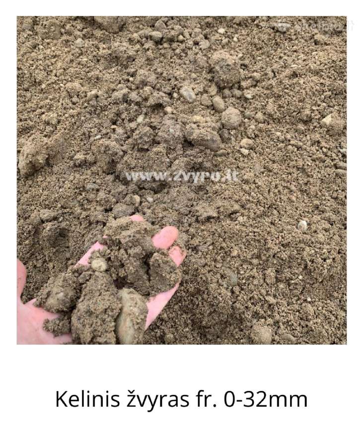 Žvyro ir kitų medžiagų pristatymas Klaipėdos raj. - nuotraukos Nr. 29