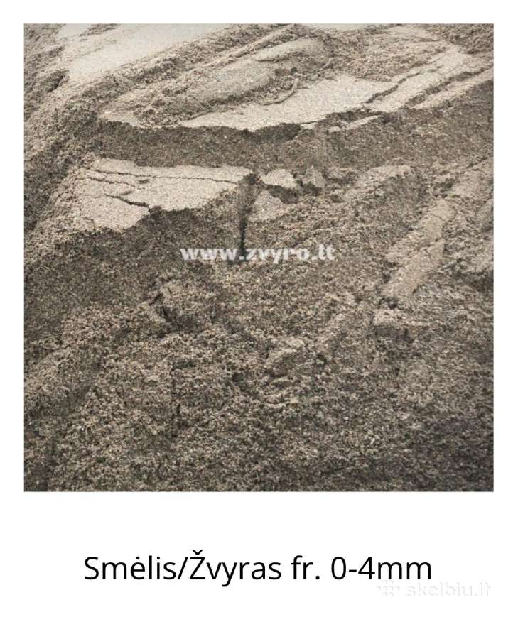 Žvyro ir kitų medžiagų pristatymas Klaipėdos raj. - nuotraukos Nr. 30