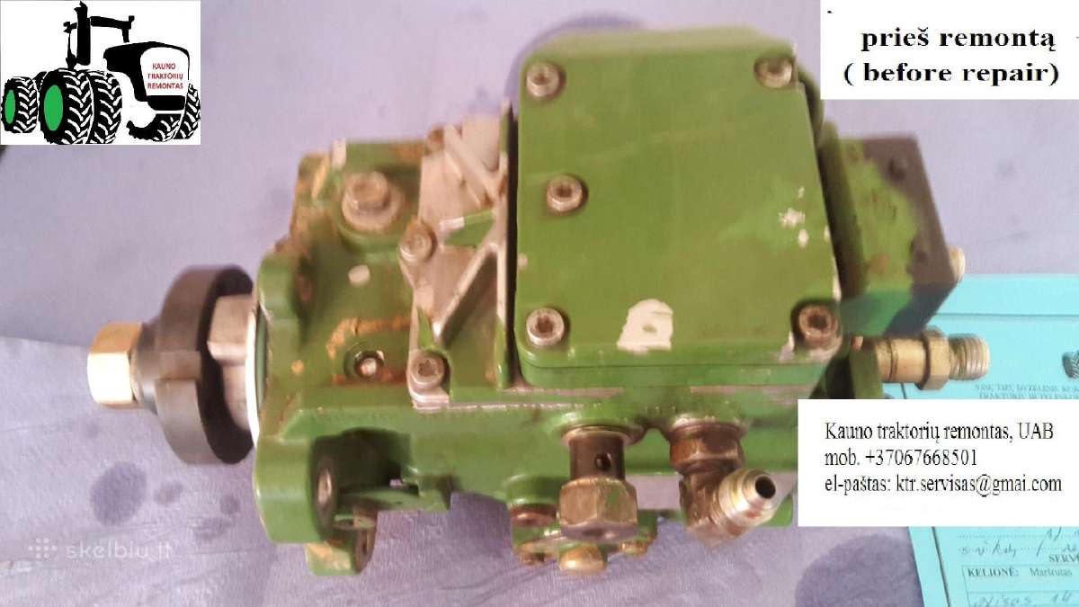 John Deere Bosch 0470506018 dyzelinis kuro siurbly - nuotraukos Nr. 2