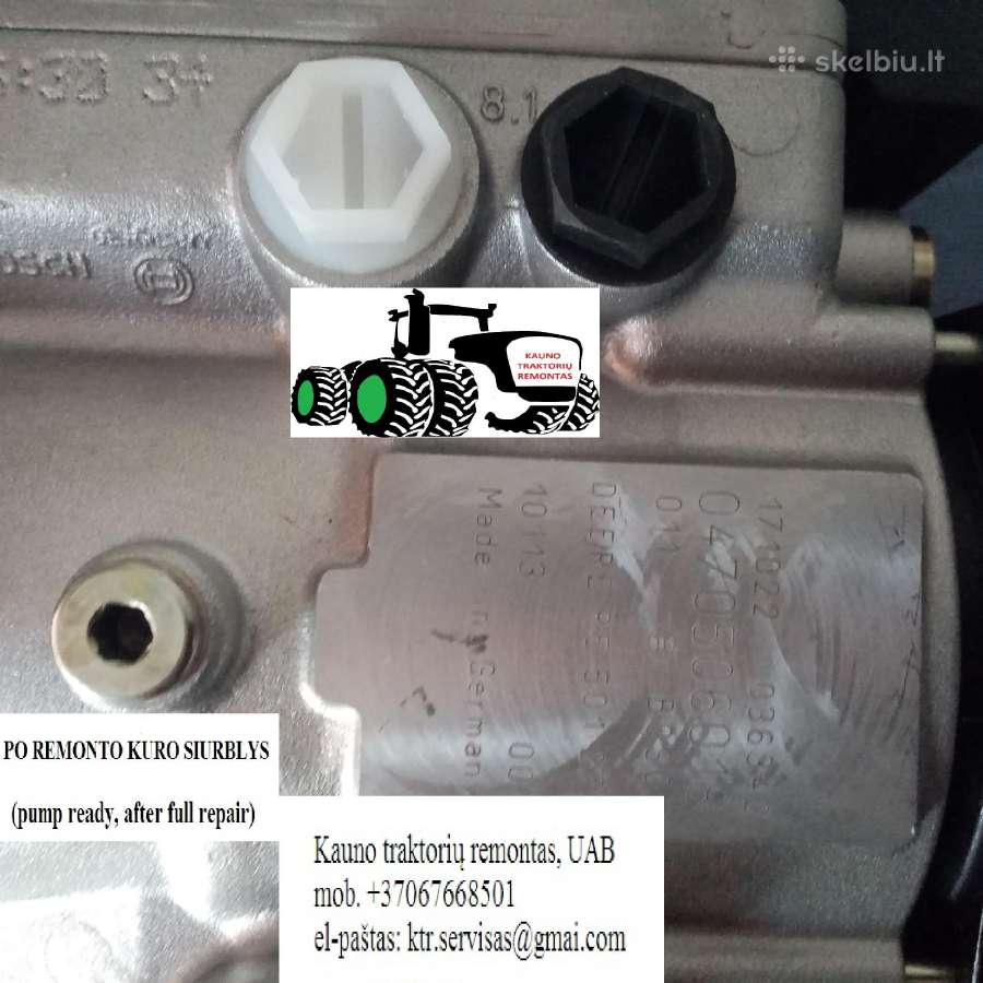 John Deere Bosch 0470506018 dyzelinis kuro siurbly - nuotraukos Nr. 23