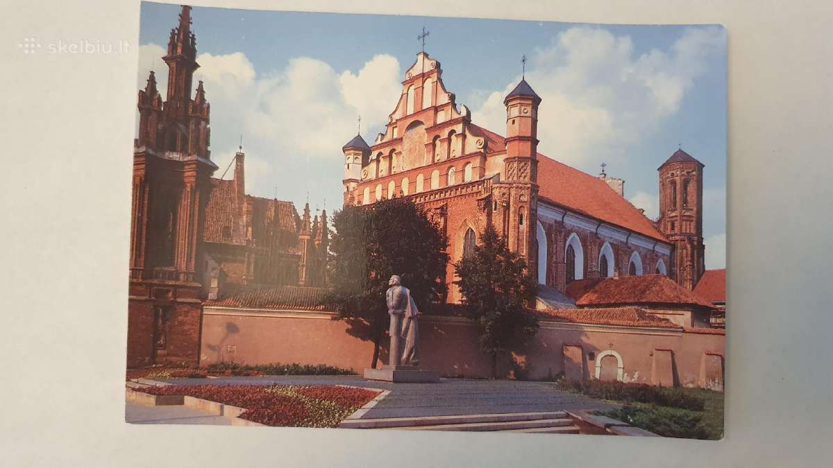 Senas atvirukas Vilnius 1990 m.