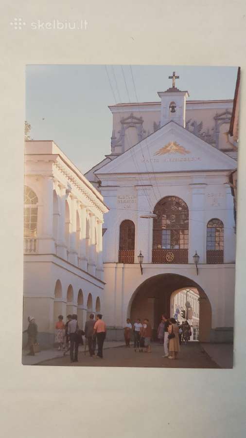 Senas atvirukas Vilnius 1990 m.