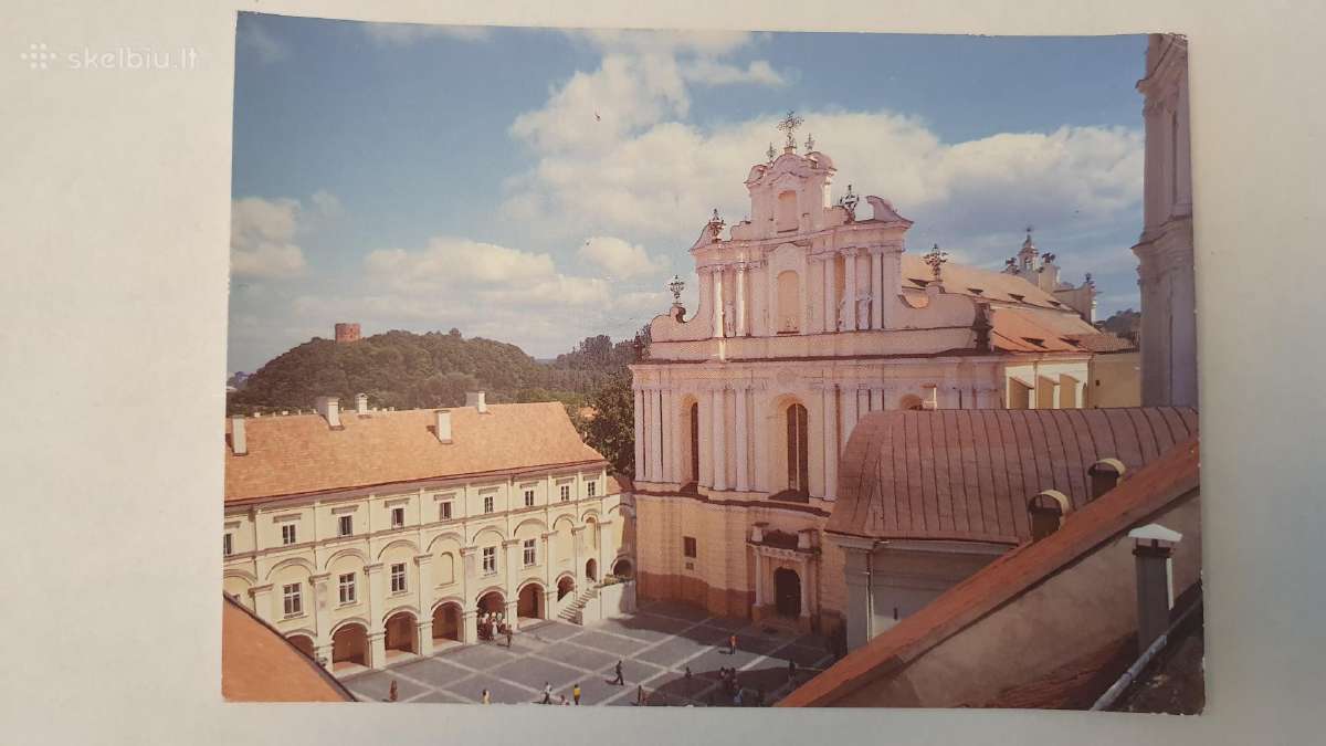 Senas atvirukas Vilnius 1990 m.