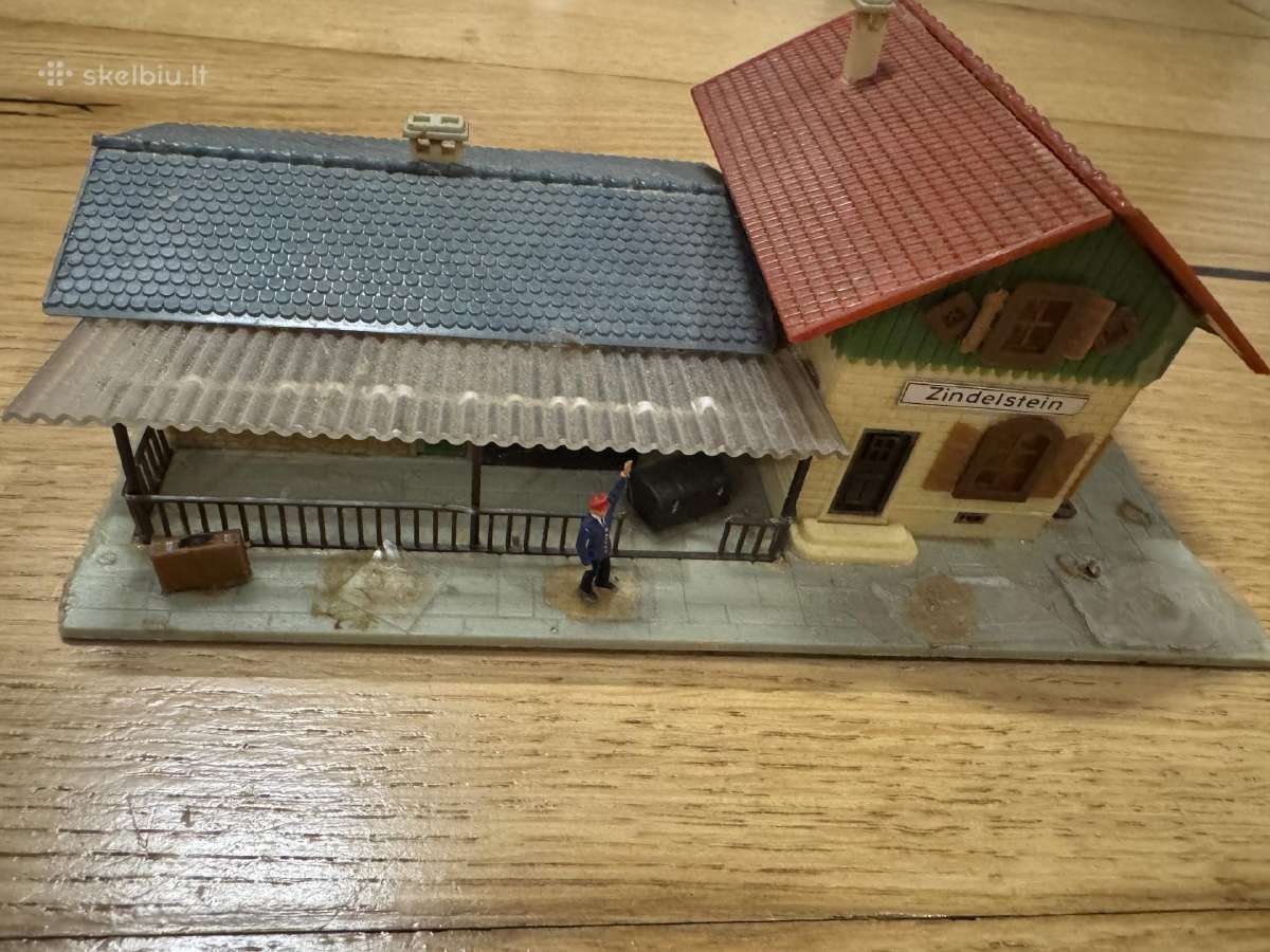 Vintažinės dioramos 1:87 traukinių maketams - nuotraukos Nr. 5