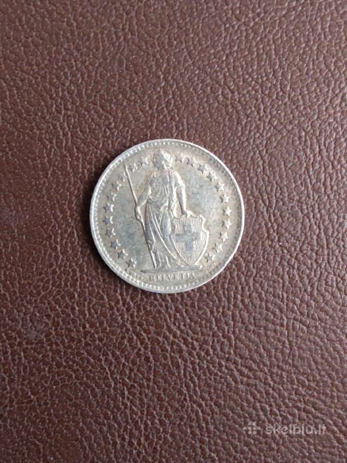 Šveicarija 1/2 franc 1948 - nuotraukos Nr. 2