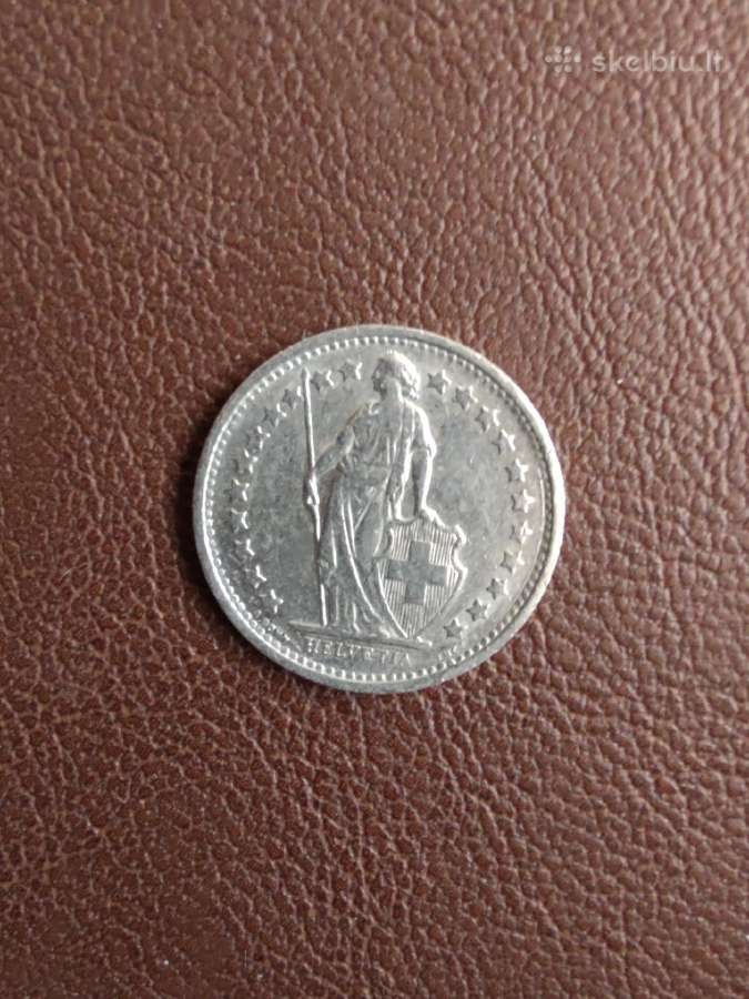 Šveicarija 1/2 franc 1971 - nuotraukos Nr. 2
