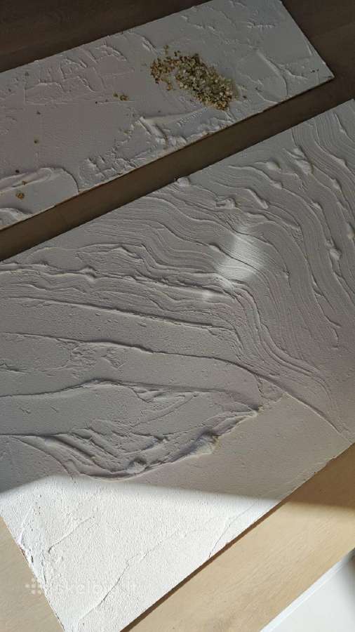 Balto molio paveikslų duetas 123x69 cm; 123x33 cm - nuotraukos Nr. 14