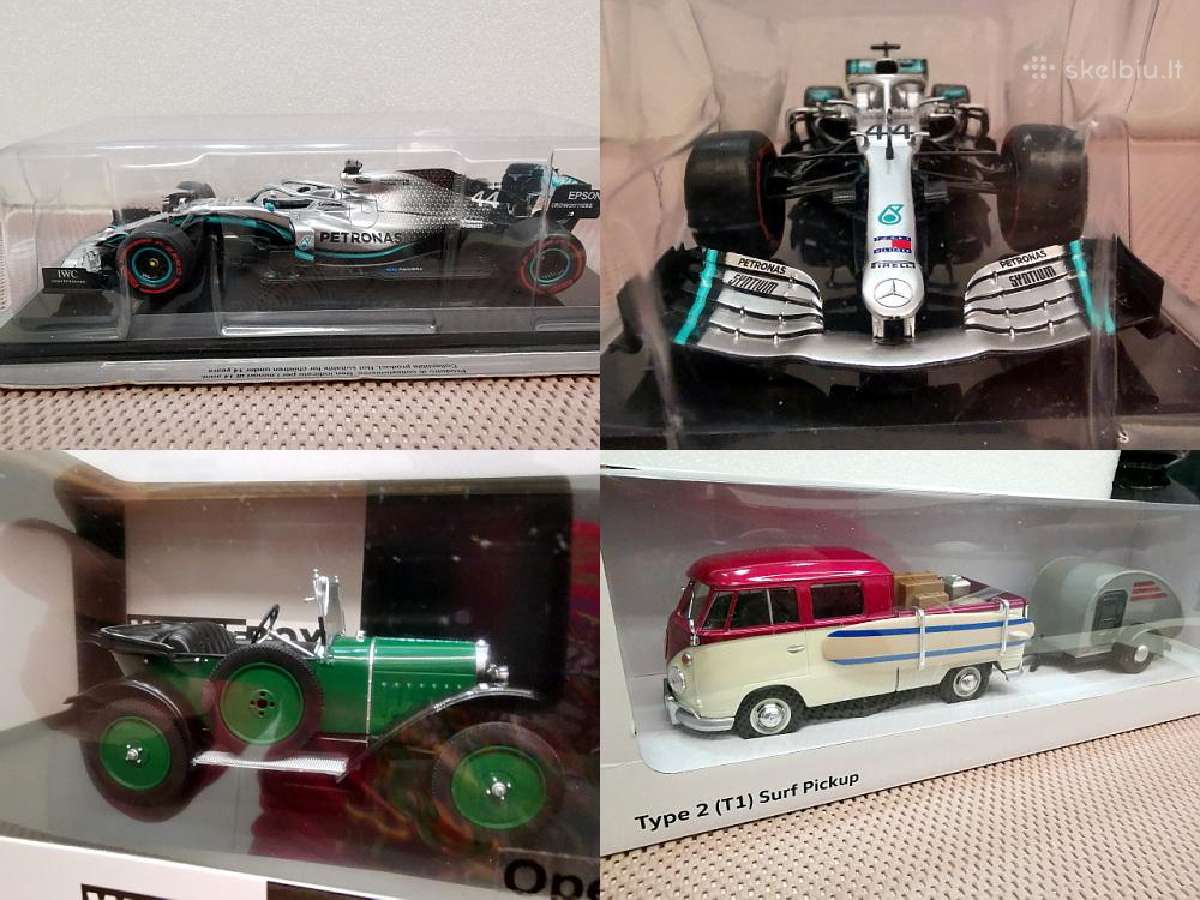 1:24 Vokiškų automobilių modeliai