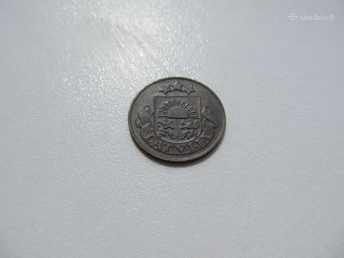 2 santimi , Latvija , 1928 - nuotraukos Nr. 2