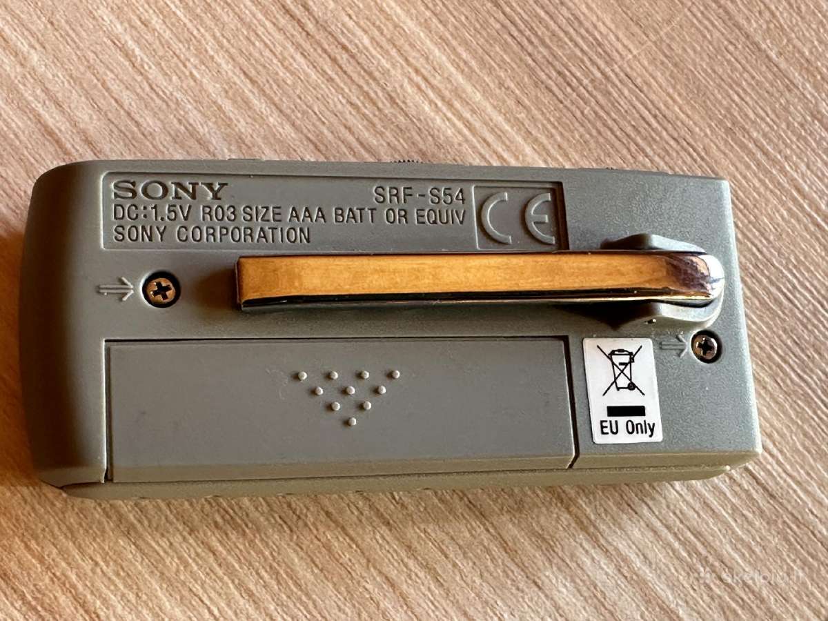 Sony Walkman Srf-s54 - nuotraukos Nr. 5
