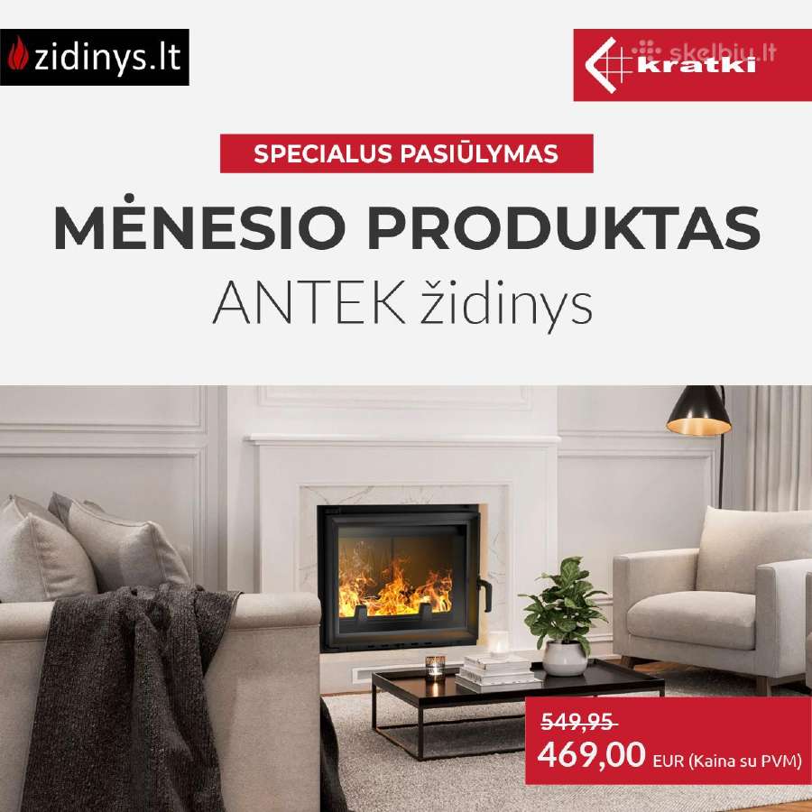 Akcija židinio kapsulė Kratki Antek 10kw - nuotraukos Nr. 4