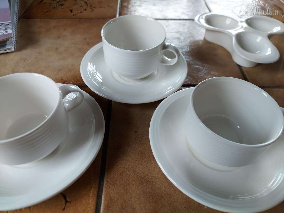 Villeroy & Boch puodeliai ir užkandžių lėkštutės - nuotraukos Nr. 2