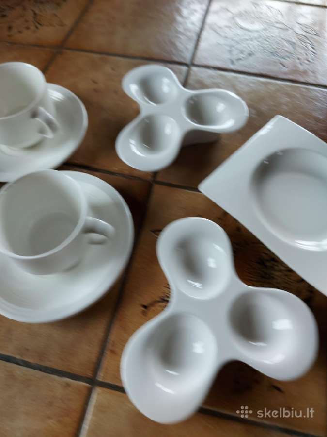 Villeroy & Boch puodeliai ir užkandžių lėkštutės - nuotraukos Nr. 3