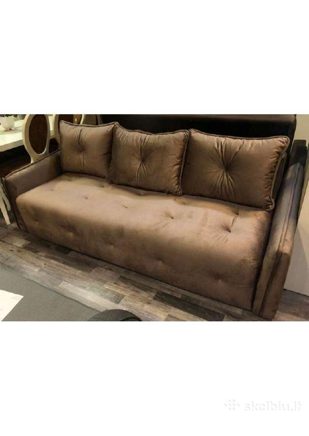 Lietuviška sofa-lova "Naujiena" su patalynės dėže - nuotraukos Nr. 5