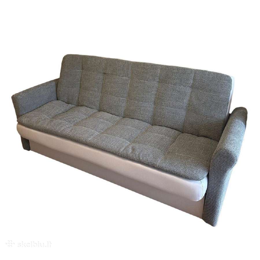 Lietuviška sofa-lova "Dn" su patalynės dėže - nuotraukos Nr. 7