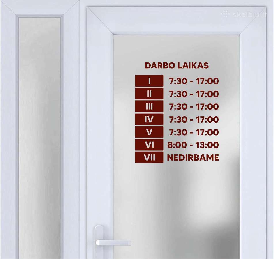 Lipdukai pašto dėžutėms, konteineriams - nuotraukos Nr. 7