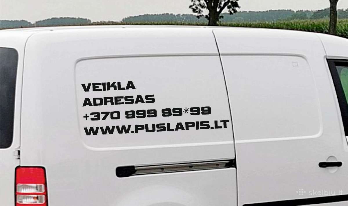 Lipdukai pašto dėžutėms, konteineriams - nuotraukos Nr. 8