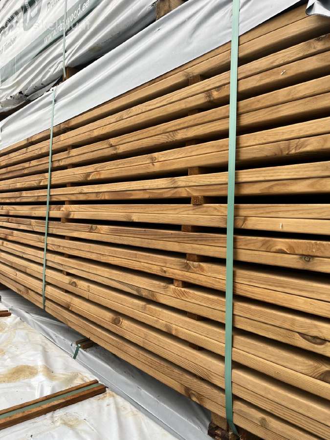 Impregnuotos terasinės lentos iš pušies medienos - nuotraukos Nr. 5