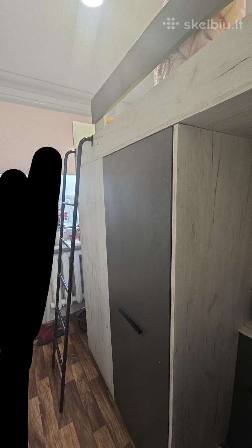 Dviaukštė lova su apačioje esančiu stalu - nuotraukos Nr. 5