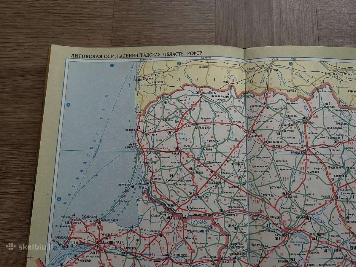 Kamsciai , zemelapis keliu atlasas - nuotraukos Nr. 7