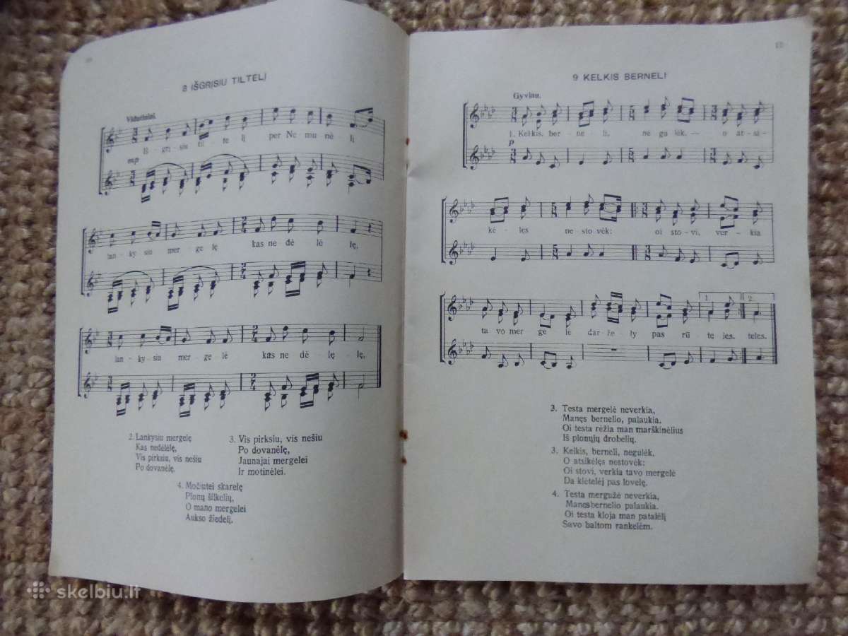Prieškario vadovėliai muzikos mokymui - nuotraukos Nr. 2