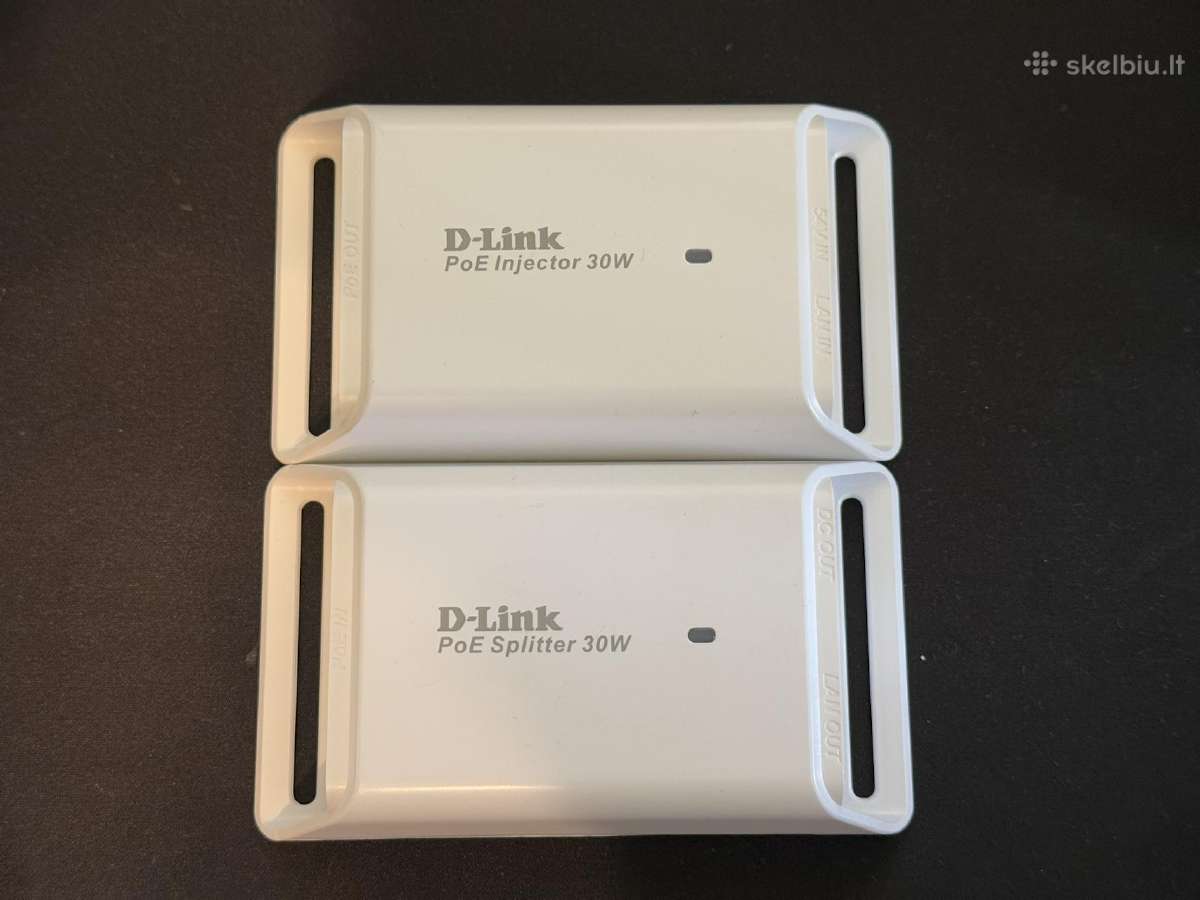 D-link Gigabit Poe Injector + Splitter