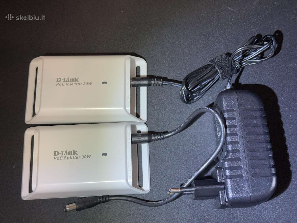 D-link Gigabit Poe Injector + Splitter - nuotraukos Nr. 3