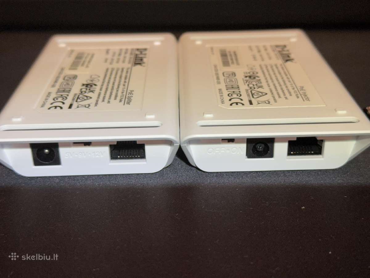 D-link Gigabit Poe Injector + Splitter - nuotraukos Nr. 4
