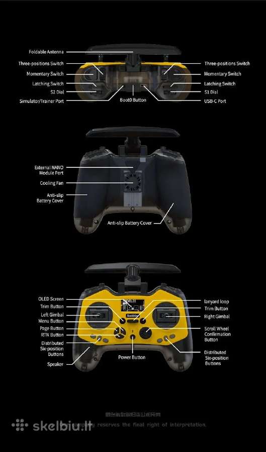 Nauji Jumperrc Bumblebee Elrs 1w valdymo pultai - nuotraukos Nr. 14