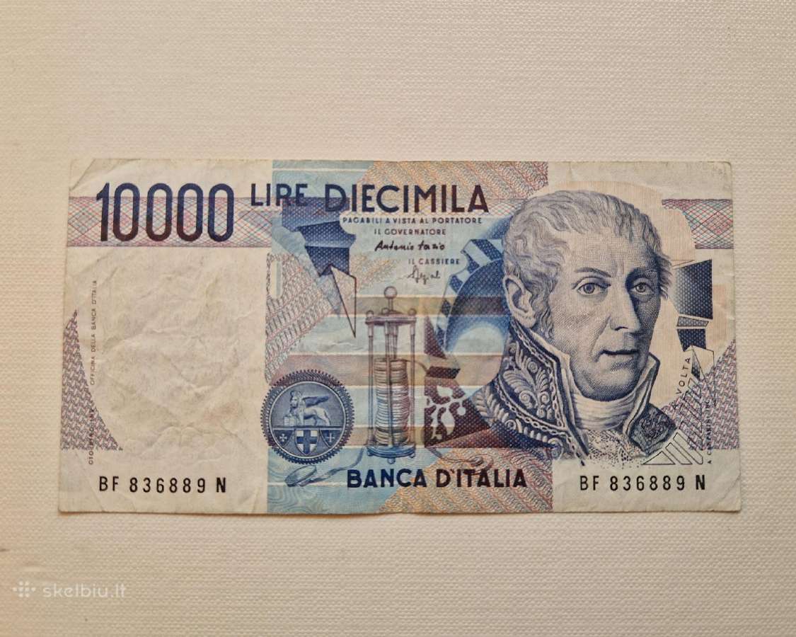 10 000 lire 1984 Italija