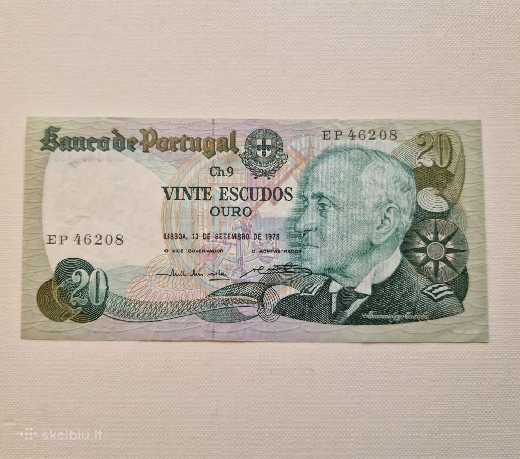 20 escudos 1978 Portugalija