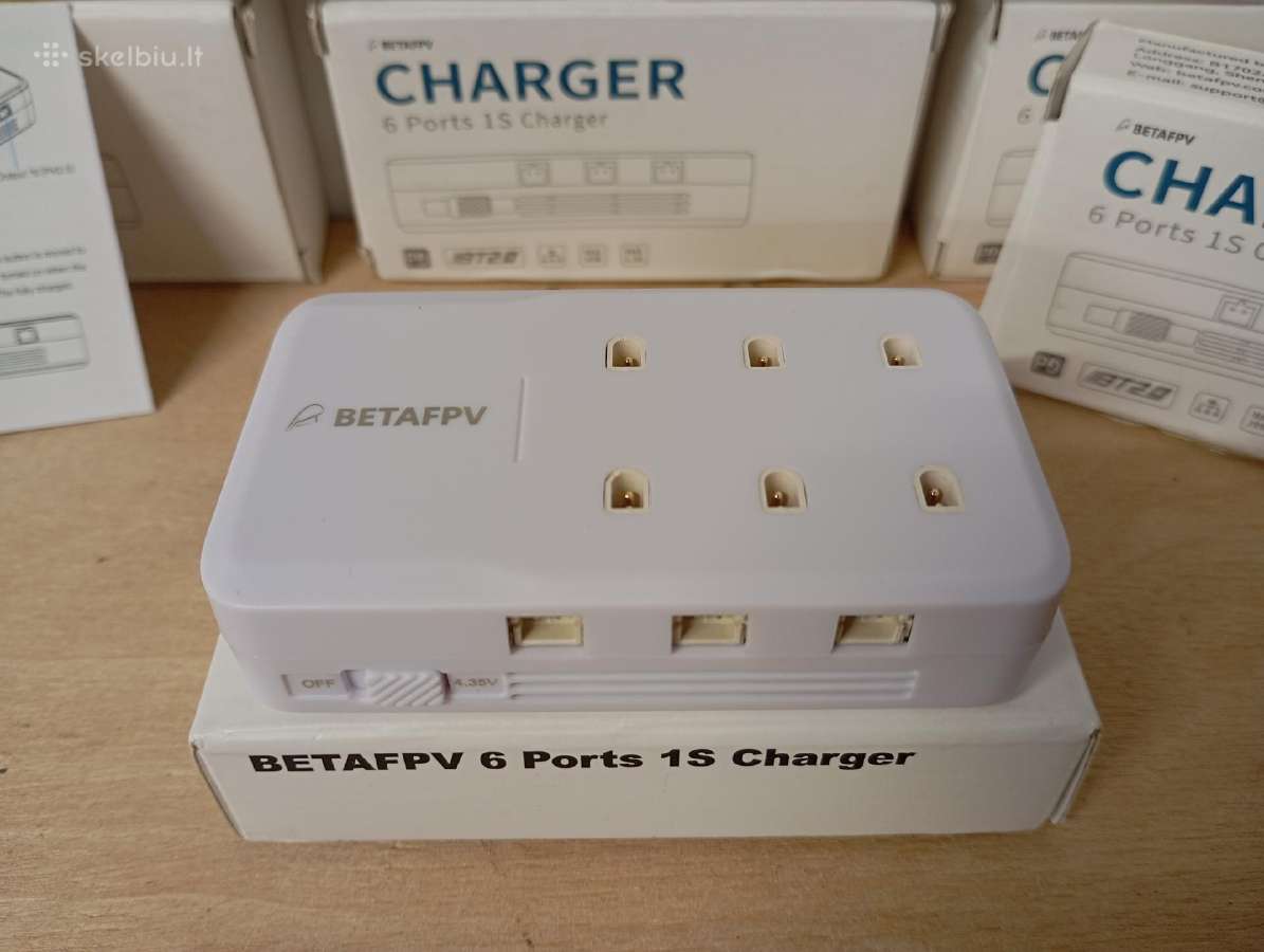 Nauji betafpv 6 ports 1s pakrovėjai - nuotraukos Nr. 4