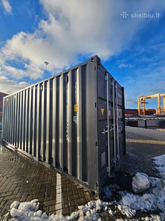 Nauji 6 metrų Jūriniai konteineriai - nuotraukos Nr. 17