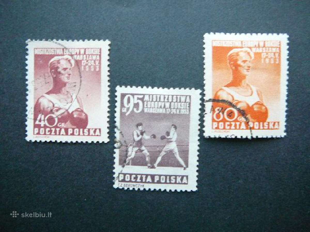 Boksas Sportas Lenkija 1953 antsp. a402/4