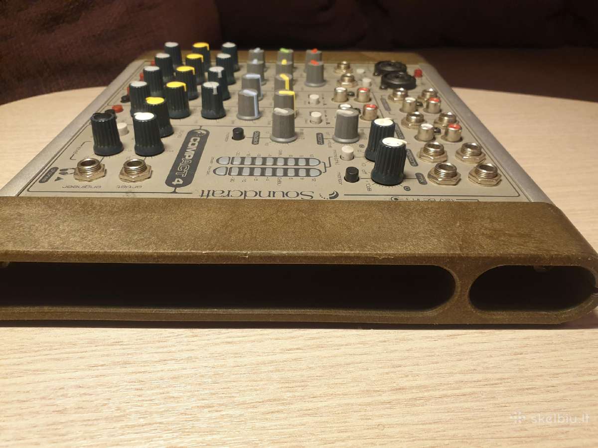 Mikšeriai Soundcraft compact 4 ir Sony Mx-dj9000 - nuotraukos Nr. 2