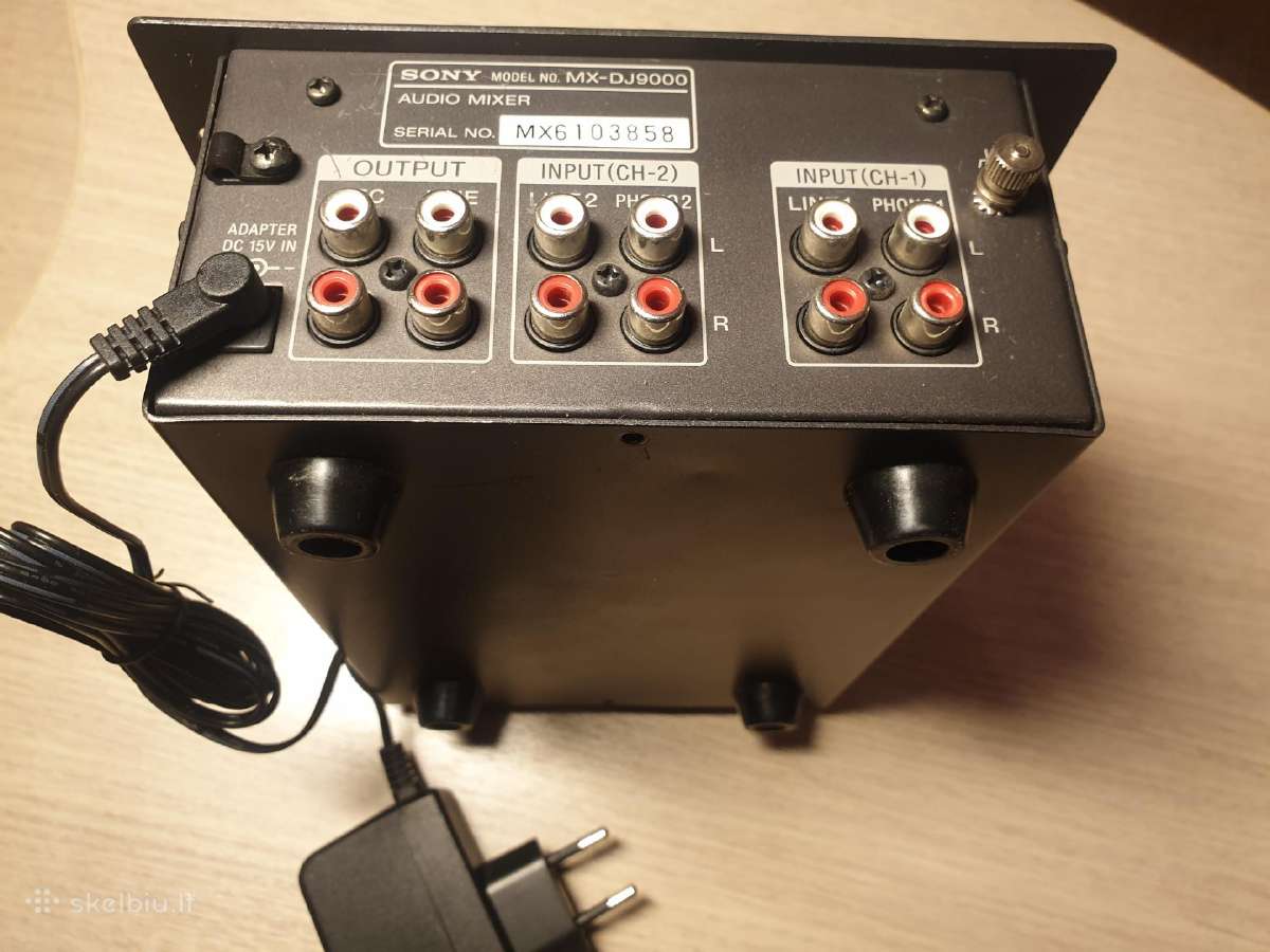 Mikšeriai Soundcraft compact 4 ir Sony Mx-dj9000 - nuotraukos Nr. 11