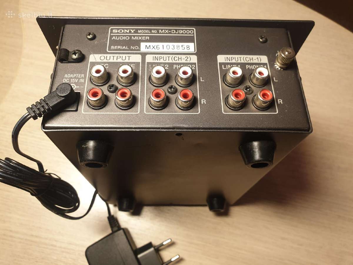 Mikšeriai Soundcraft compact 4 ir Sony Mx-dj9000 - nuotraukos Nr. 12