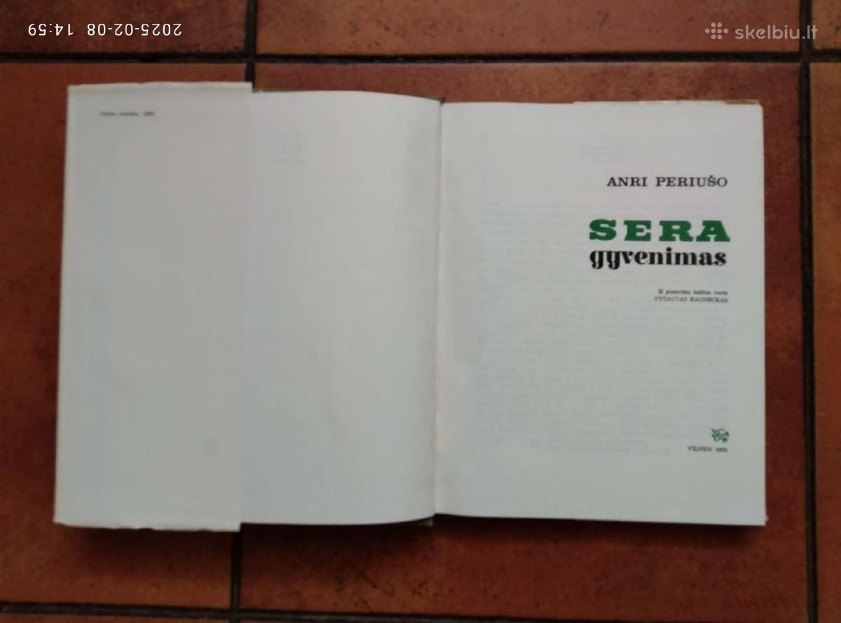 Anri Periušo "Sera gyvenimas" 1975 metai - nuotraukos Nr. 2