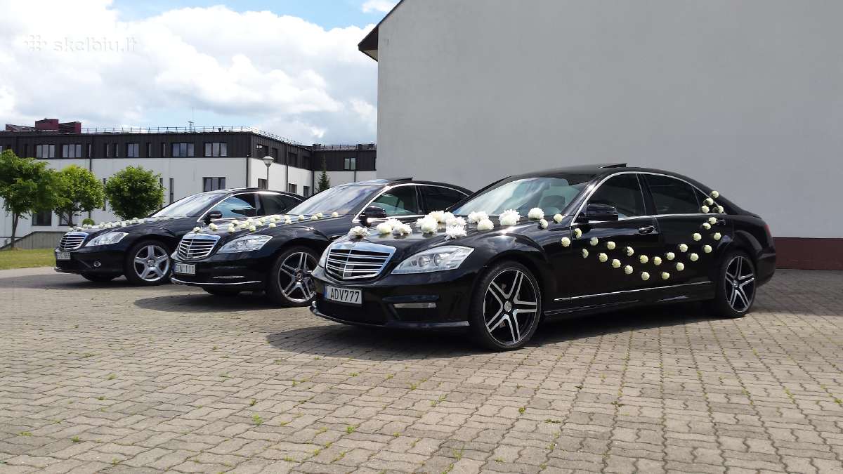 Prabangių Mercedes Benz S klasės Long nuoma - nuotraukos Nr. 5