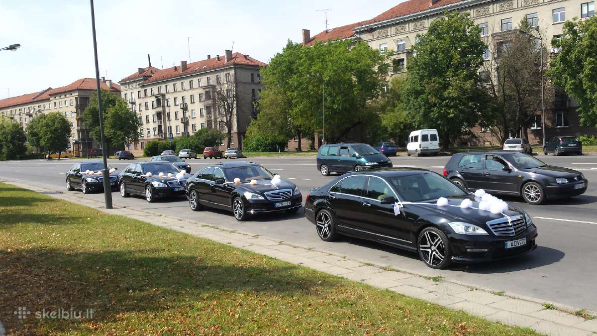 Prabangių Mercedes Benz S klasės Long nuoma - nuotraukos Nr. 9