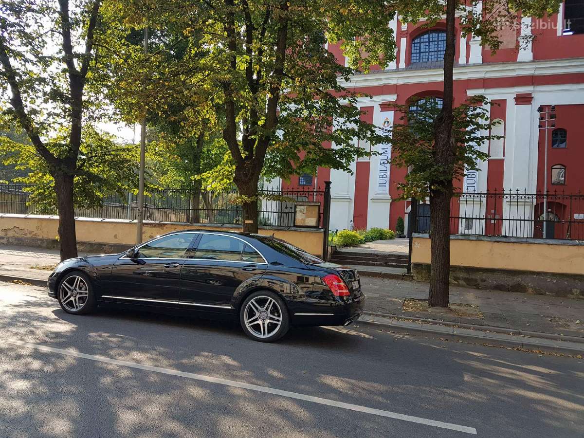 Prabangių Mercedes Benz S klasės Long nuoma - nuotraukos Nr. 12
