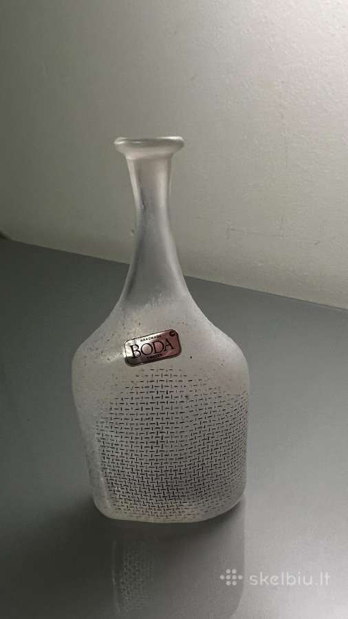 Bertilas Vallienas. Flaska,„tinklas“, Kosta Boda, - nuotraukos Nr. 2