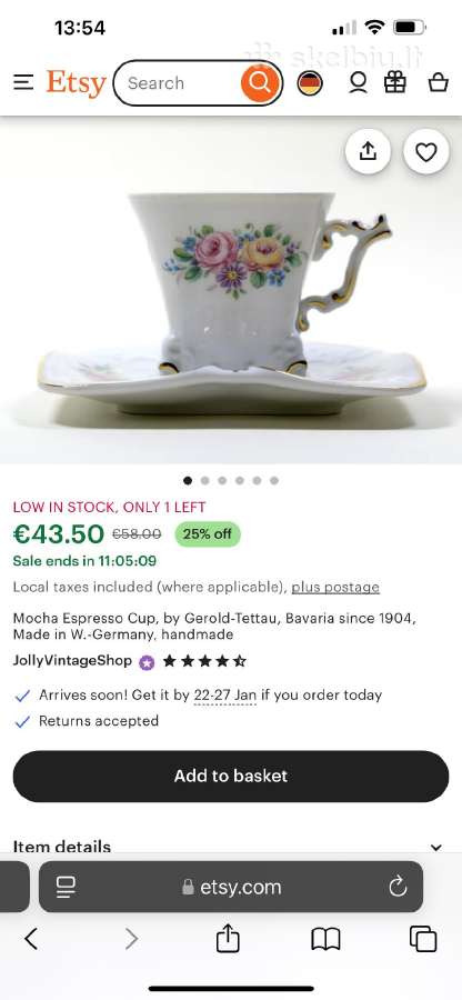 Mocha Espresso Cups - nuotraukos Nr. 5