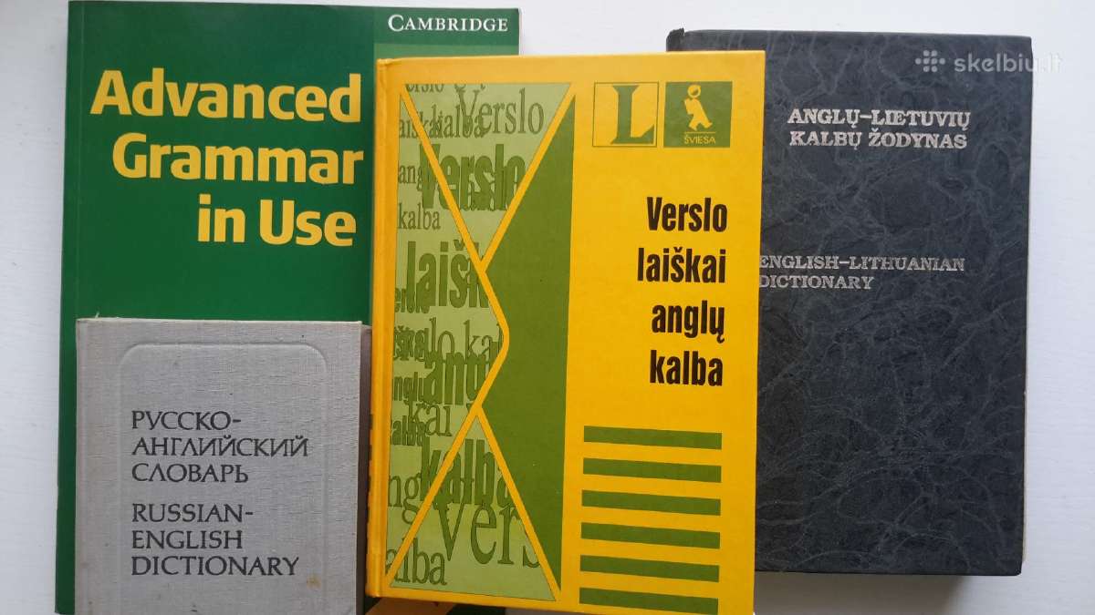 Žodynai, En, De, Fr, Ru, Lt, IT, Nl, Pl, Md
