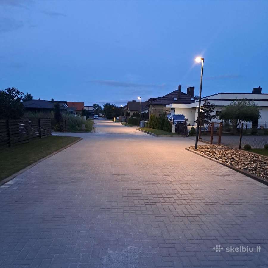 Gatviu apšvietimas,kiemu kvartalu,stulpai šviestuv