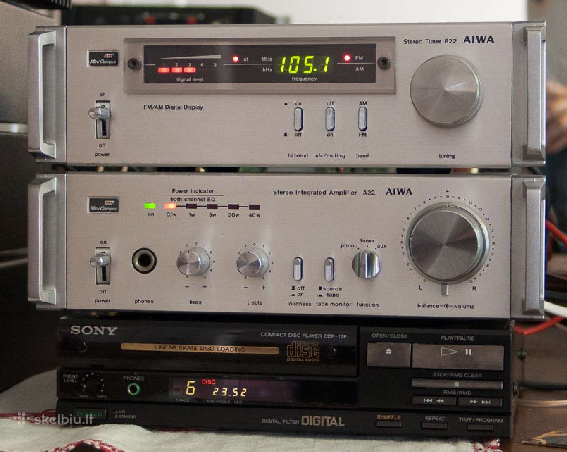 Bose, Technics, Sony.yamaha aiwa. sharp, JVC FS , - nuotraukos Nr. 9