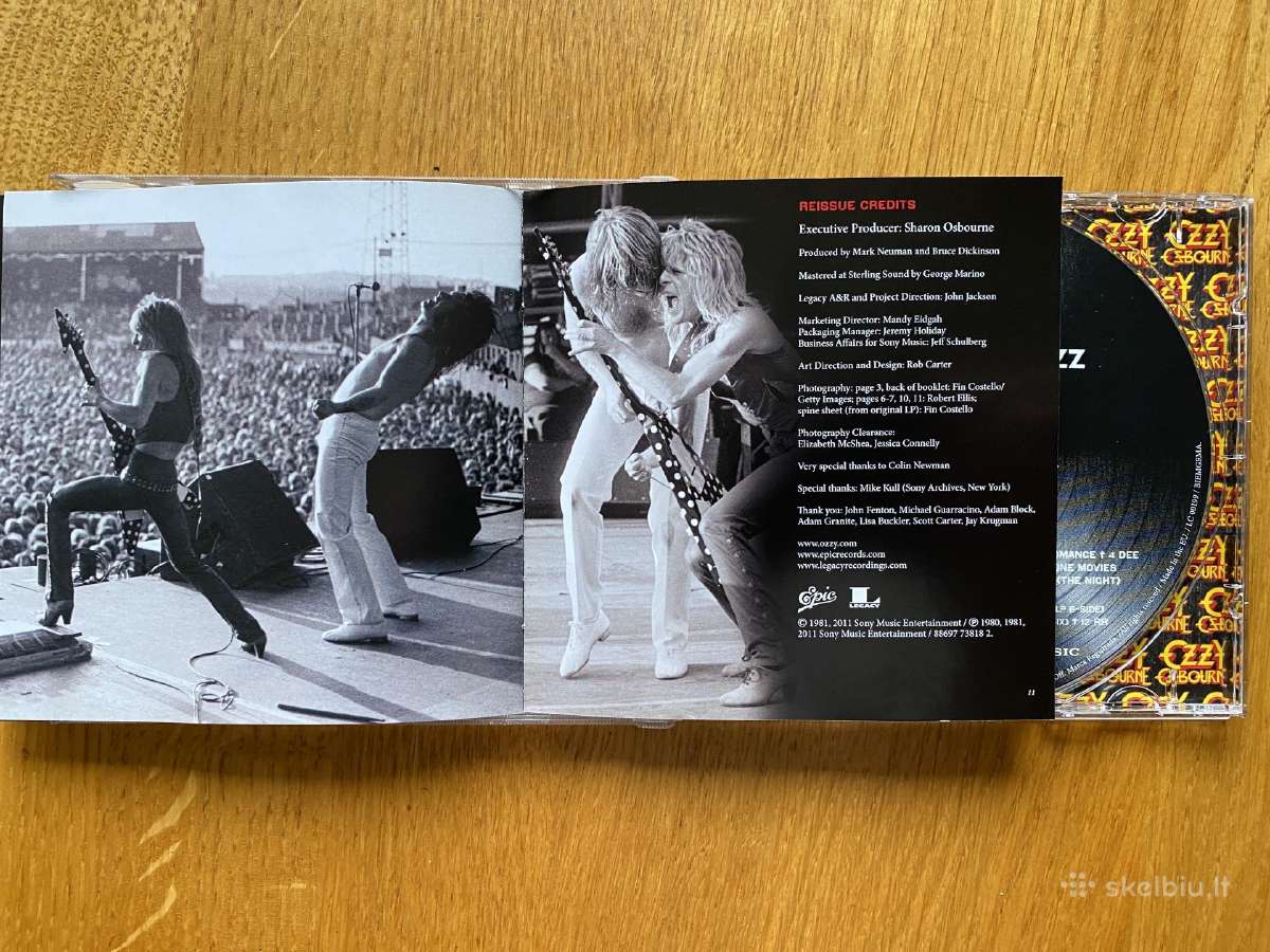 Originalus Ozzy Osbourne –" Blizzard Of Ozz " CD - nuotraukos Nr. 8