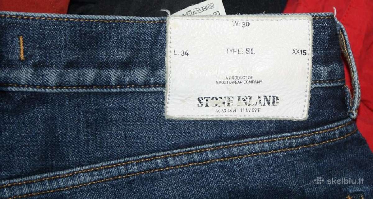 Parduodu Stone Island džinsus. Dydis 30/34 - nuotraukos Nr. 3